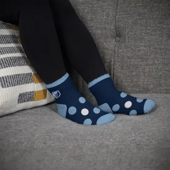 NBA Memphis Grizzlies Big Dot Fuzzy Socks image {2}