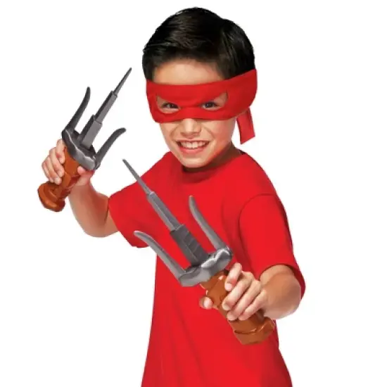 Teenage Mutant Ninja Turtles: Mutant Mayhem Ninja Reveal Raphael's Sais and Role Play Set image {2}