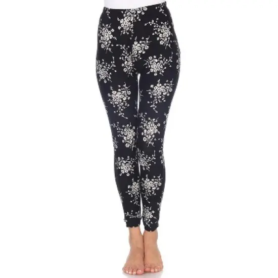 Women's One Size Fits Most Printed Leggings - One Size Fits Most - White Mark image {23}
