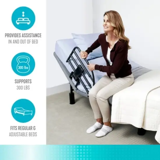 Able Life Click-N-Go Extendable Bed Rail image {4}