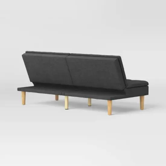 69" Tufted Dorm Futon Sofa - Room Essentials image {3}