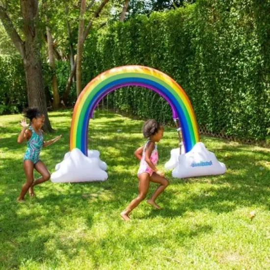 PoolCandy Gigantic Jumbo Rainbow Sprinkler Ultra Durable Hours Of Fun In The Sun For Adults & Kids Backyard BBQ Parks image {4}