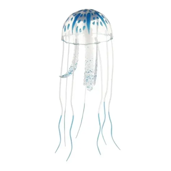 Unique Bargains w/ Suction Cup Aquarium Jellyfish Glow Decoration 2.3"x5.9" image {2}