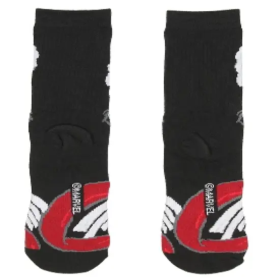 Marvel Venom Adult Character Savage Symbiote 1 Pair Crew Socks Black image {2}