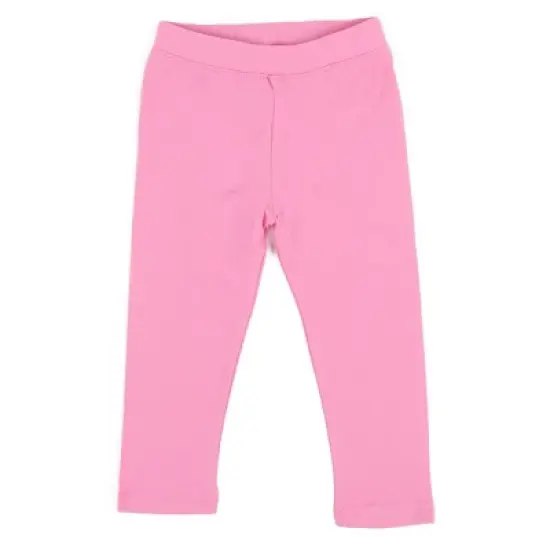 Leveret Girls Classic Solid Color Legging image {7}