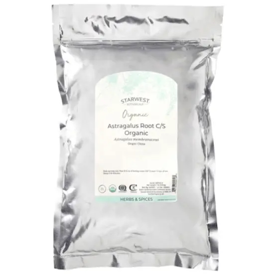 Starwest Botanicals Organic Astragalus Root C/S, 1 lb (453.6 g) image {1}