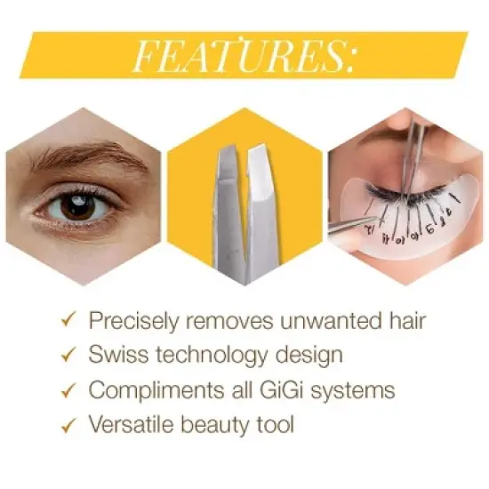 Gigi Swiss Epilating Tweezer - Slanted (PACK OF 2) image {3}