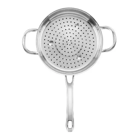 Cuisinart Classic 3.5qt Stainless Steel Saute & Steamer Set with Helper Handle and Cover - 83-3 image {5}