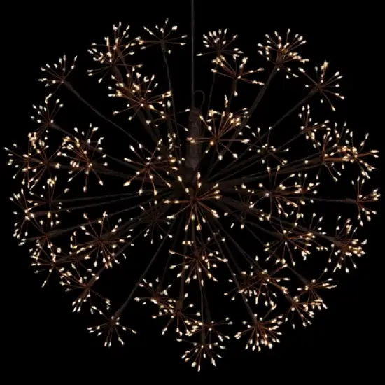 Northlight LED Lighted Starburst Ball Decoration - 20" - Warm White image {1}