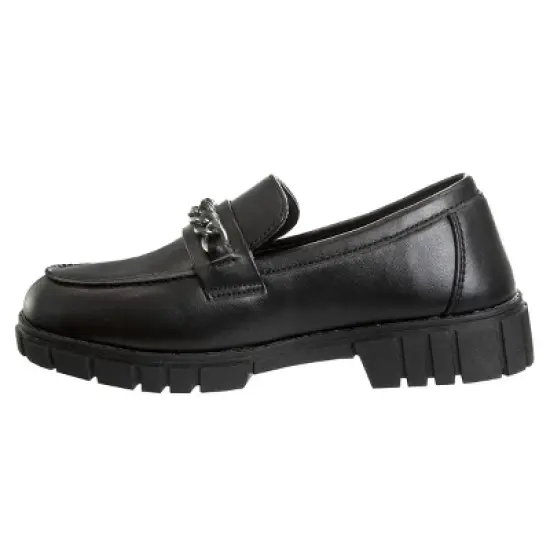 French Toast Girls Lug Loafers School Shoes. (Little Girls-Big Girls) image {1}