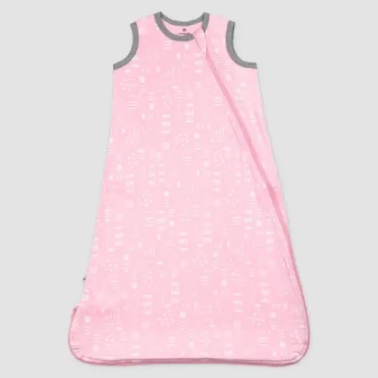Honest Baby Organic Cotton Interlock Wearable Blanket - Pattern Play Pink image {2}