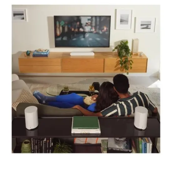 Sonos Era 100 Voice-Controlled Wireless Bluetooth Smart Speaker with Split Combo Cable Adapter with Ethernet and 3.5 mm Jack (Black) image {12}