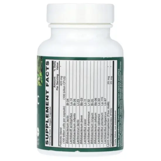 PlantFusion Optimal Probiotic, 100 Billion CFU, 30 Vegan Capusules image {1}