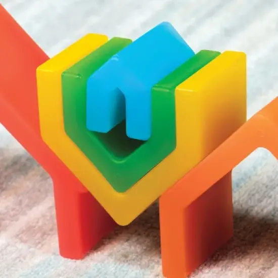 Kaplan  Early Learning Discovery Stackers - Rainbow House - 5 Pieces image {6}