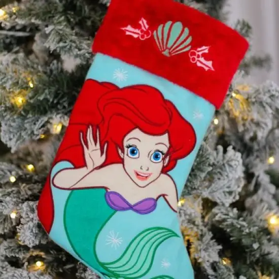 Disney Princess Ariel 20" Applique Christmas Stocking image {2}