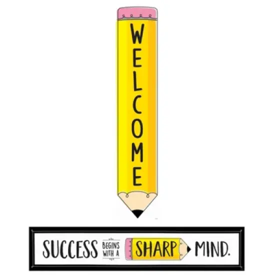 Creative Teaching Press&reg; Doodle Pencil Double-Sided Banner, 39" x 8" image {3}