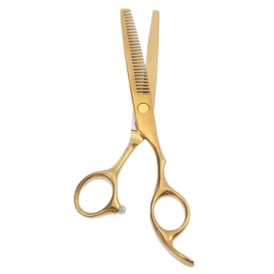 Unique Bargains Portable Thinning Scissors for Long Short Thick Hard Soft Hair for Men Women 6.69 Inch Length image {5}