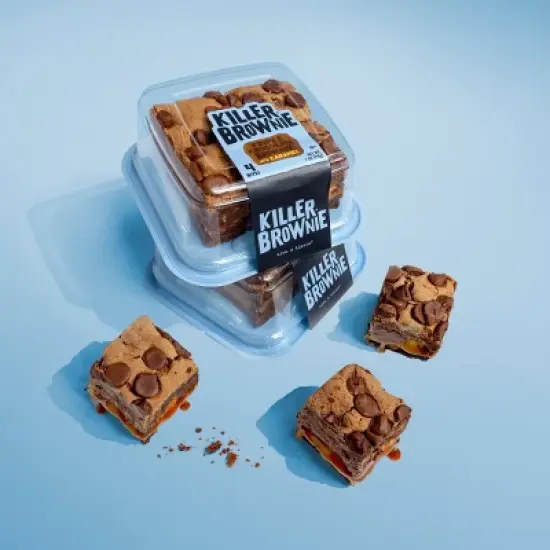 Killer Brownie Triple Chocolate Brownie with Caramel - 7oz/4ct image {2}