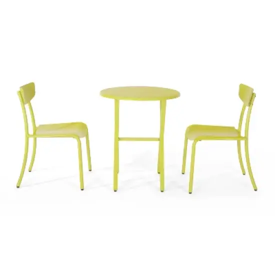 Taro 3pc Patio Bistro Set - Christopher Knight Home image {6}