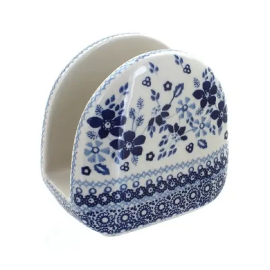 Blue Rose Polish Pottery S130 Manufaktura Napkin Holder image {17}