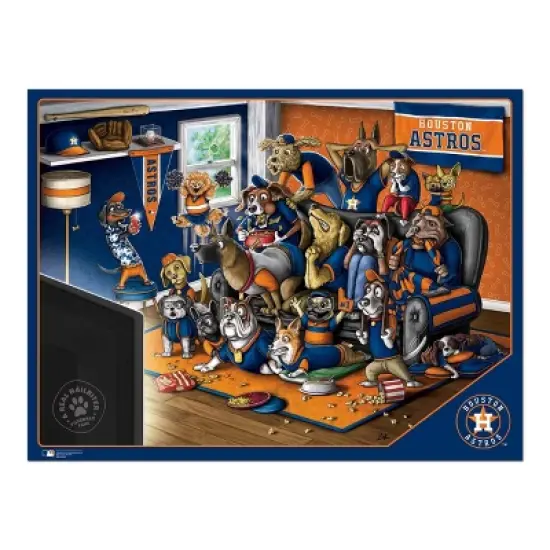 MLB Houston Astros Purebred Fans 'A Real Nailbiter' Puzzle - 500pc image {2}