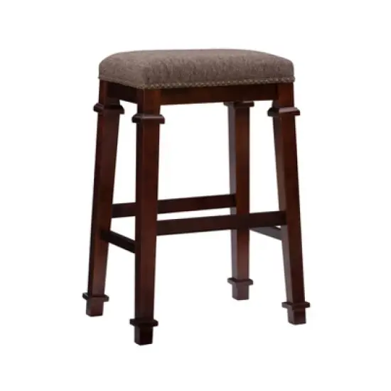 Kennedy Backless Barstool Wood - Linon image {9}