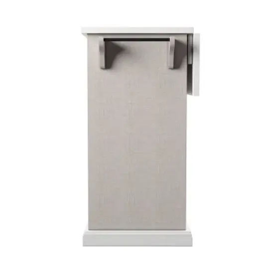 Daltaire Expandable Kitchen Island with Storage Gray/White - Aiden Lane image {5}