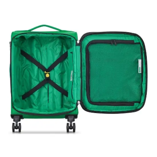 United Colors of Benetton x DELSEY PARIS Carry On Color Block 19" Softside Spinner Suitcase image {2}