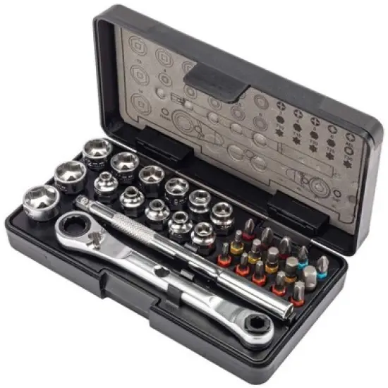30 Piece Super Short Socket Set image {3}
