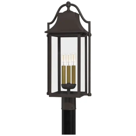 Quoizel Lighting Manning 3 - Light Post Light in  Western Bronze image {4}