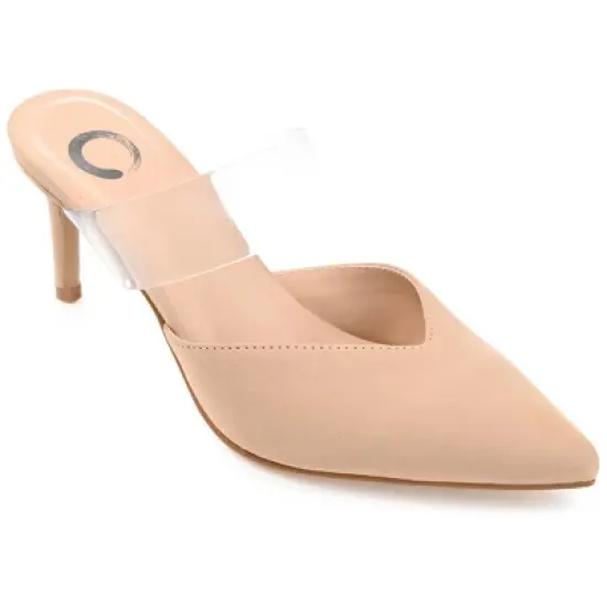 Journee Collection Womens Ollie Mules Low Stiletto Pointed Toe Pumps image {12}