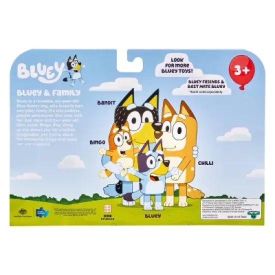 Bluey & Family Figures - 4pk image {2}