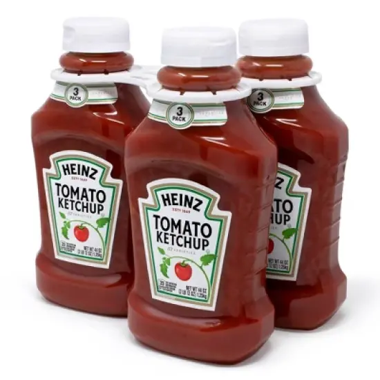 HEINZ Tomato Ketchup Squeeze Bottle - 44oz / 3pk image {3}