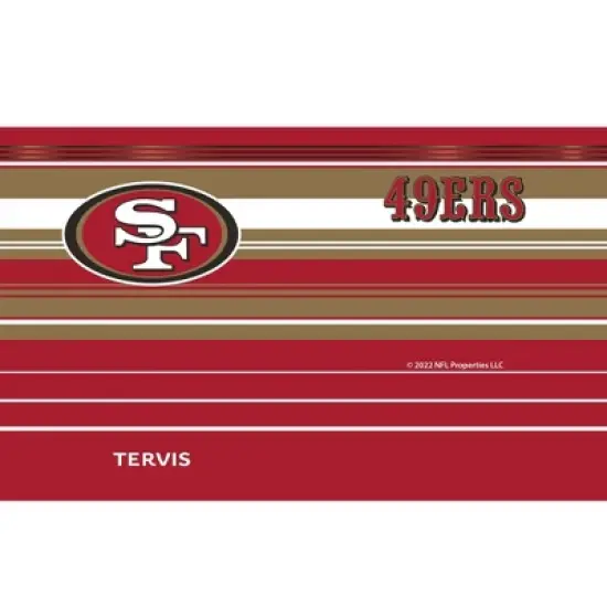 NFL San Francisco 49ers 20oz Hype Stripes Tumbler image {1}