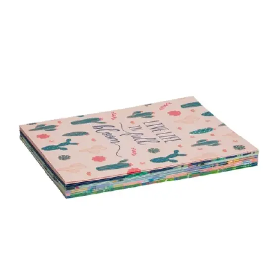 Paper Junkie 12 Pack Succulent 2 Pocket Folders, Cactus School Supplies, Letter Size, 9.25 x 12 In image {5}