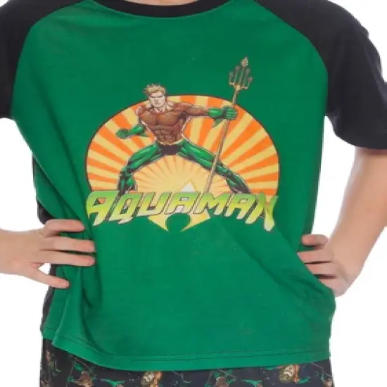 INTIMO Aquaman Justice League Pajama Short Set image {2}