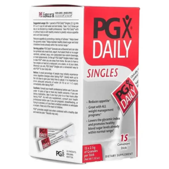 PGX by Natural Factors, Daily Singles Powder, 15 Packets image {4}