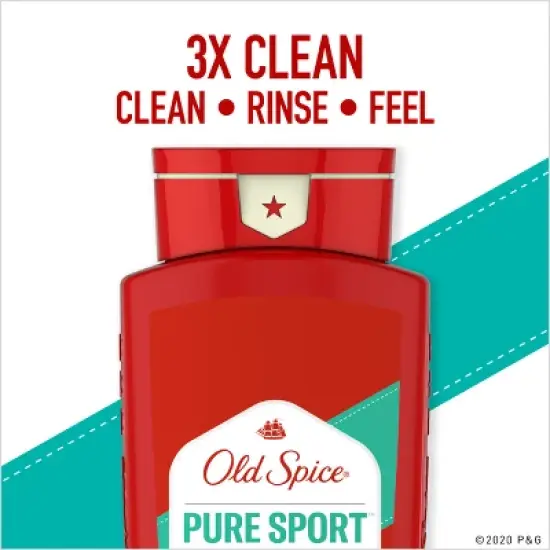 Old Spice High Endurance Pure Sport Body Wash image {3}