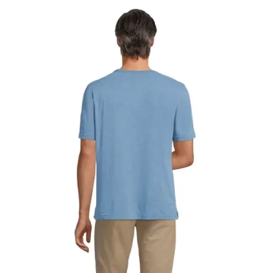 Lands' End Men's Short Sleeve Garment Dye Slub Pocket Tee image {1}