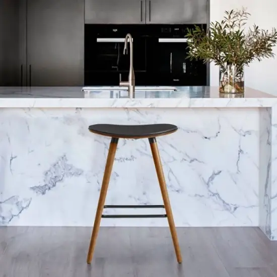 26" Piper Backless Counter Height Barstool - Armen Living image {5}