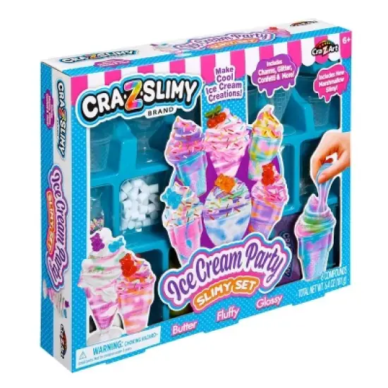 Cra-Z-Slimy Ice Cream Party Slimy Set image {5}