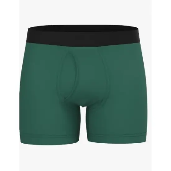 Men's Trees/Solids Boxer Briefs 4pk - Original Use&trade; Green image {7}