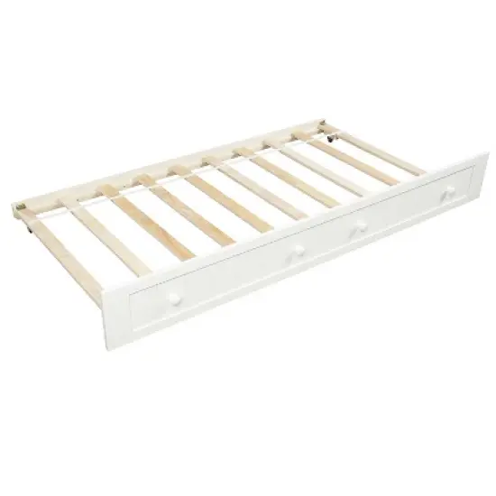 Twin Wooden Daybed with Trundle Bed-ModernLuxe image {9}