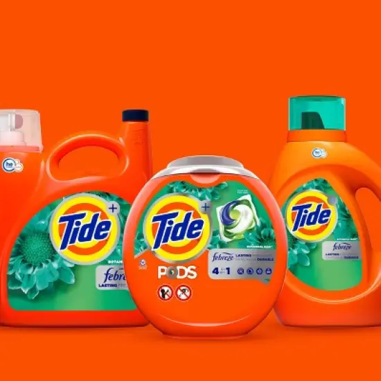 Tide Plus Febreze Freshness Botanical Rain HE Turbo Clean Liquid Laundry Detergent - 92 fl oz image {8}