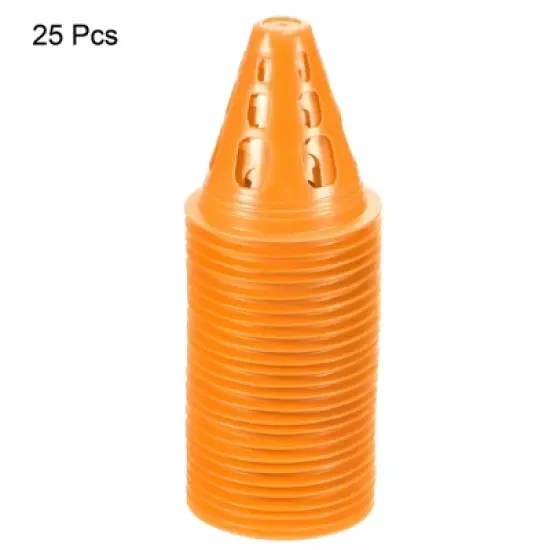 Unique Bargains Football Roller Skating Sports Training Agility Cones with Square Holes 25 Pcs image {2}