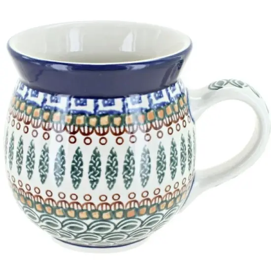 Blue Rose Polish Pottery Ceramika Artystyczna Bubble Mug image {34}