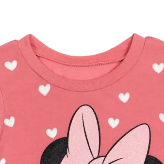 Disney Minnie Mouse Mickey Mouse T-Shirt and Leggings Outfit Set Infant to Big Kid image {5}