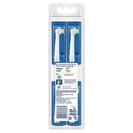 Oral-B FlossAction Electric Toothbrush Replacement Brush Heads - 4ct image {2}