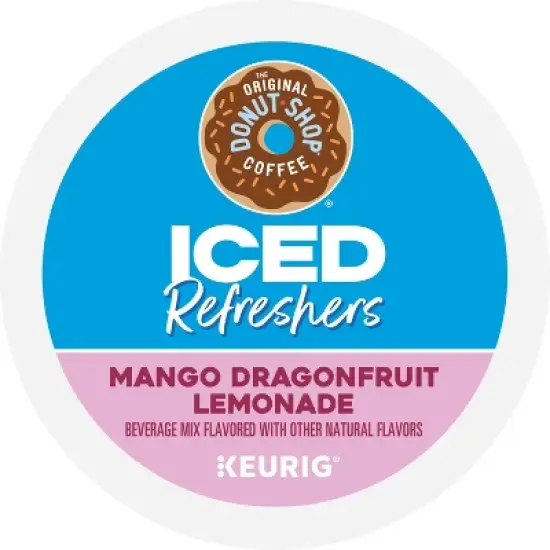 The Original Donut Shop Iced Refreshers Mango Dragonfruit Lemonade Keurig K-Cup Pods - 20ct image {8}