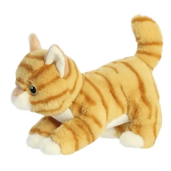 Aurora Small Orange Tabby Eco Nation Eco-Friendly Stuffed Animal 8.5" image {4}